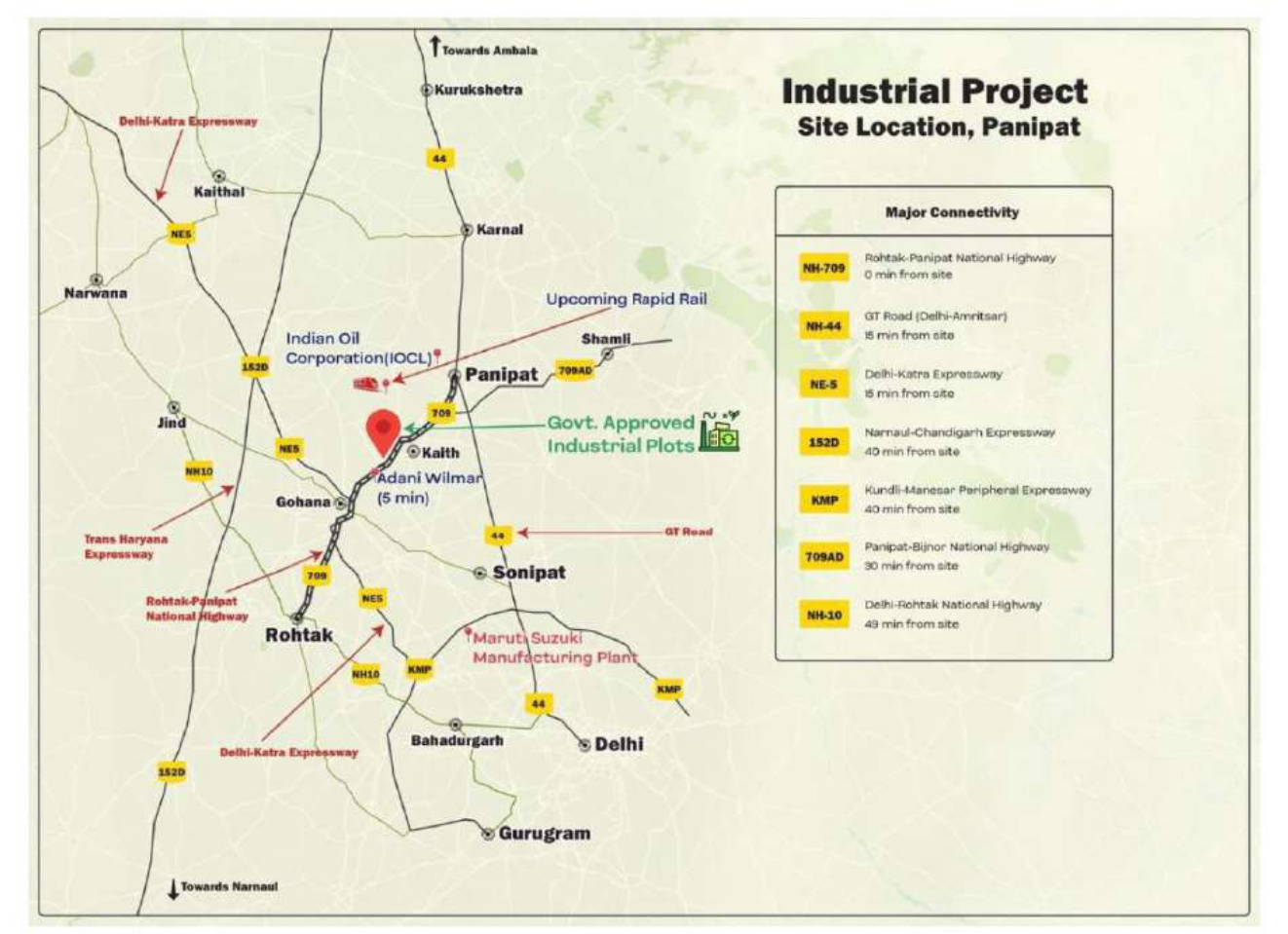 Strategic Connectivity Map NH-709